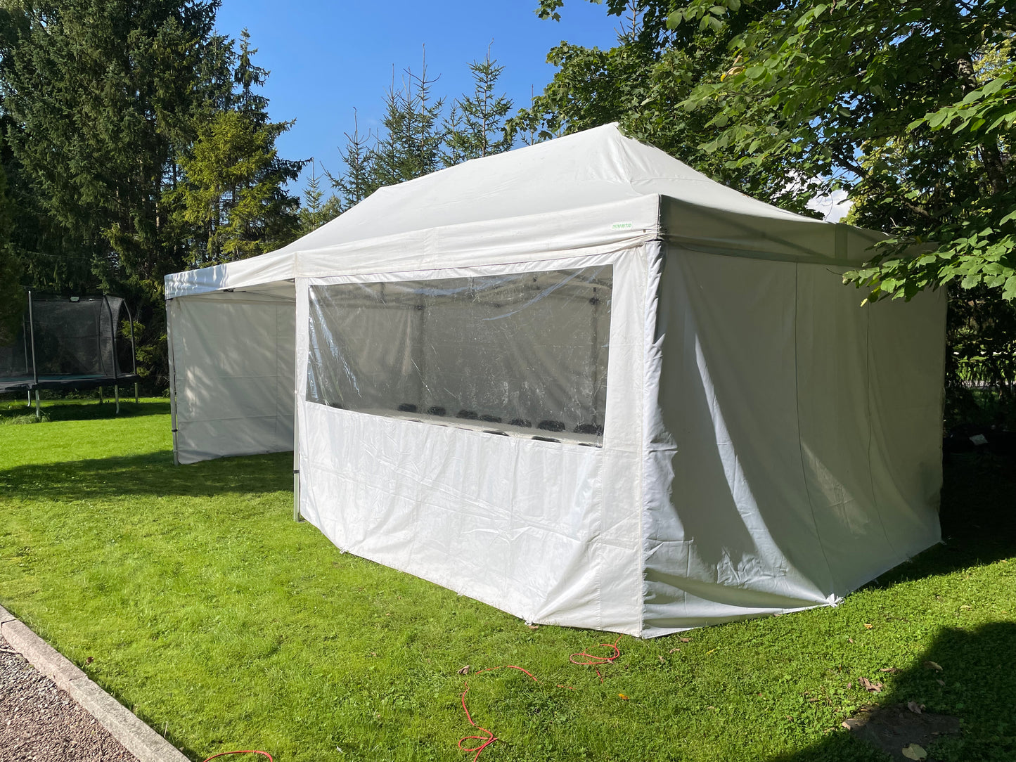 4X8M Pop-Up Telt Med Vegger 32-40 Pers (Inkludert opprigg og nedrigg)