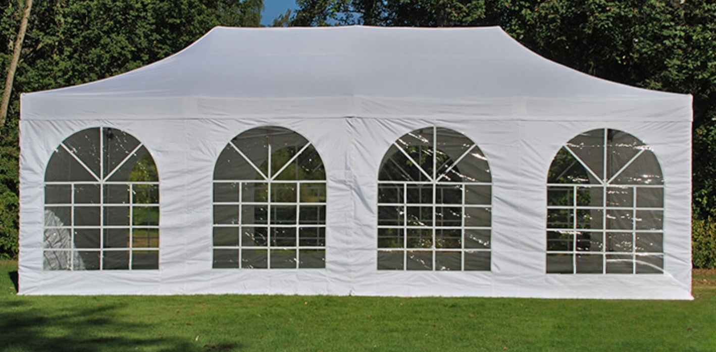 3X6M Pop-Up Telt Med Vegger 16-20 Pers (Inkludert opprigg og nedrigg)