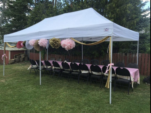 3X6M Pop-Up Telt Uten Vegger 16-20 Pers (Inkludert opprigg og nedrigg)