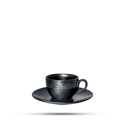 Carbon Coffee Cup with Saucer 23CL