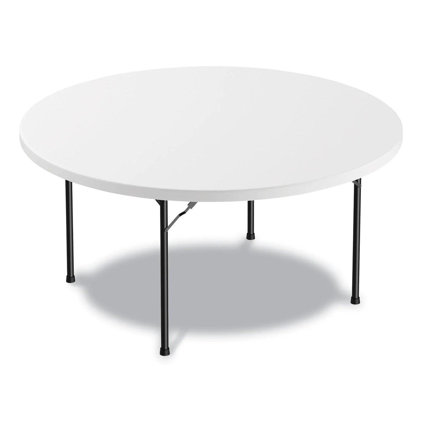 Lysegrå Runde Klappbord 160 cm