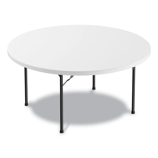 Lysegrå Runde Klappbord 160 cm