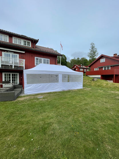4X8M Pop-Up Telt Med Vegger 32-40 Pers (Inkludert opprigg og nedrigg)
