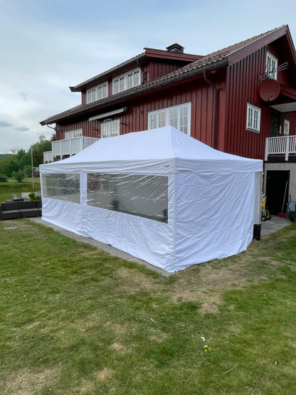 4X8M Pop-Up Telt Med Vegger 32-40 Pers (Inkludert opprigg og nedrigg)