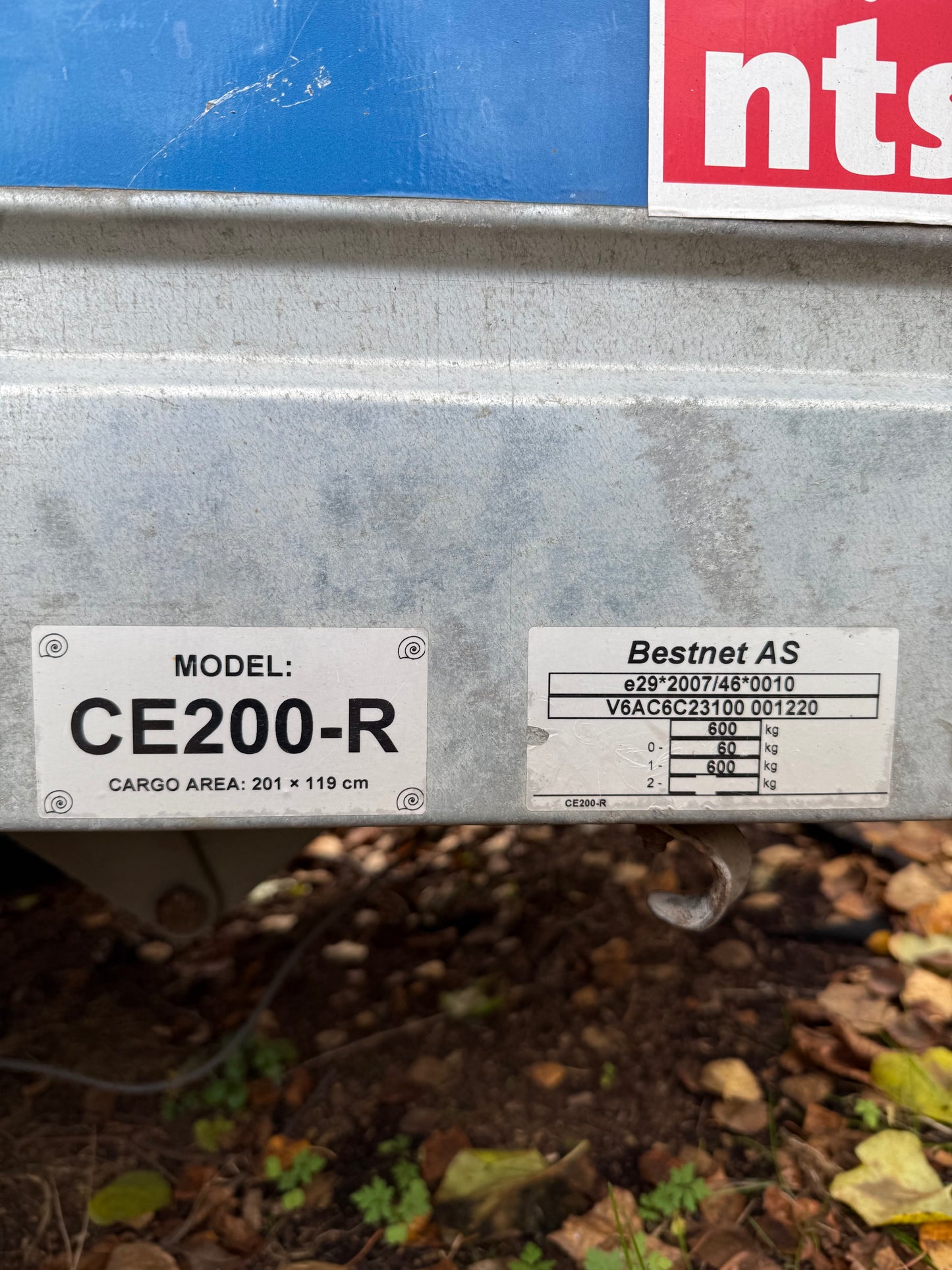 Tiki CE200-R Tilhenger - Opptil 442 kg last