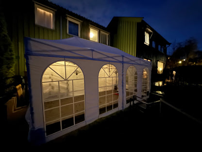 3X6M Quick-Up Telt Med Vegger 16-28 Pers (Inkludert opprigg og nedrigg)