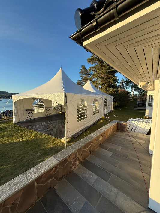 6X12M Top Tent With Walls 64-90 People (Including set-up and take-down) 