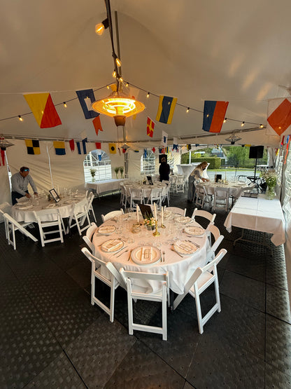 6X12M Top Tent With Walls 64-90 People (Including set-up and take-down) 