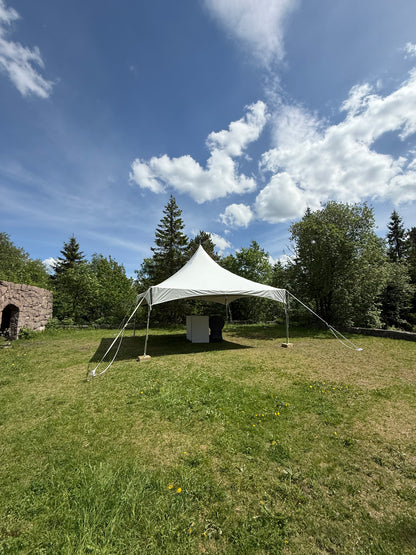 6X6M Topptelt Uten Vegger 32-70 Pers (Inkludert opprigg og nedrigg)