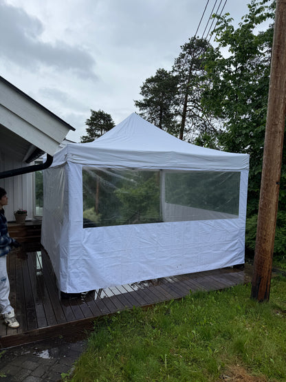 4X4M Quick-Up Telt Med Vegger 8-30 Pers (Inkludert opprigg og nedrigg)