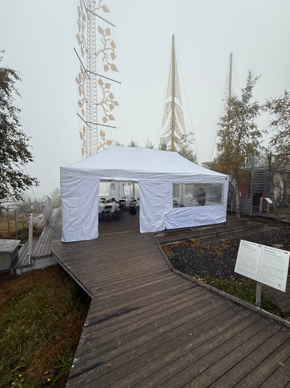 8X8M Quick-Up Telt Med Vegger 72-120 Pers (Inkludert opprigg og nedrigg)
