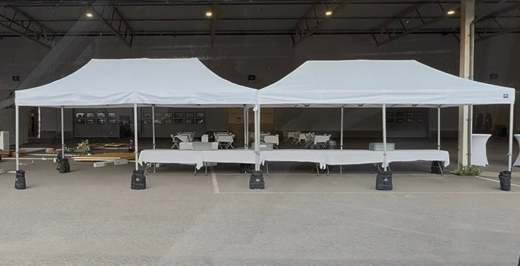 3X12M Quick-Up Telt Uten Vegger 32-60 Pers (Inkludert opprigg og nedrigg)