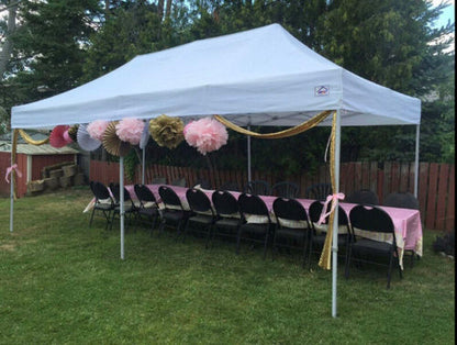 3X6M Pop-Up Telt Uten Vegger 16-20 Pers (Inkludert opprigg og nedrigg)