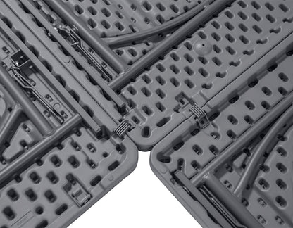 Shark Grey Sammenleggbart Bord 75 x 183 cm