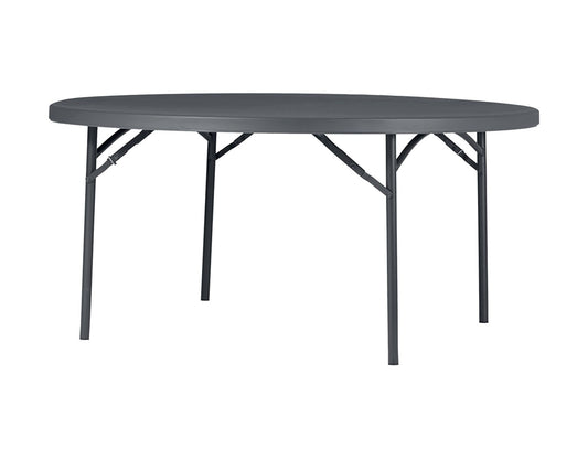 Shark Grey Runde Klappbord 160 cm