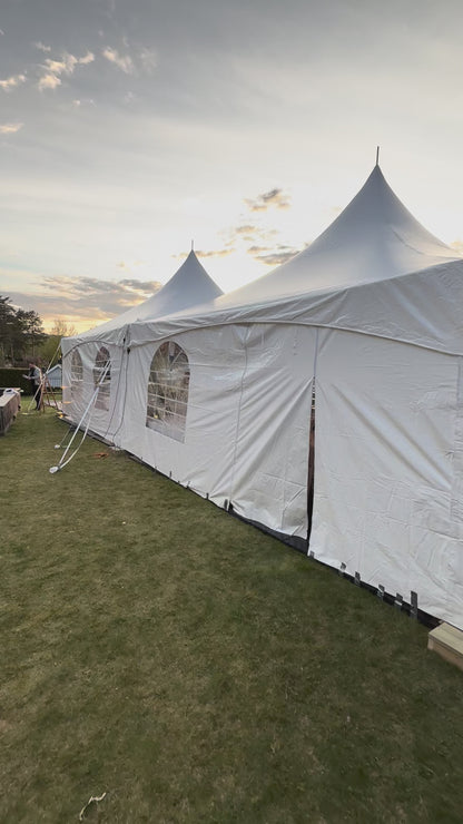 6X12M Top Tent With Walls 64-90 People (Including set-up and take-down) 