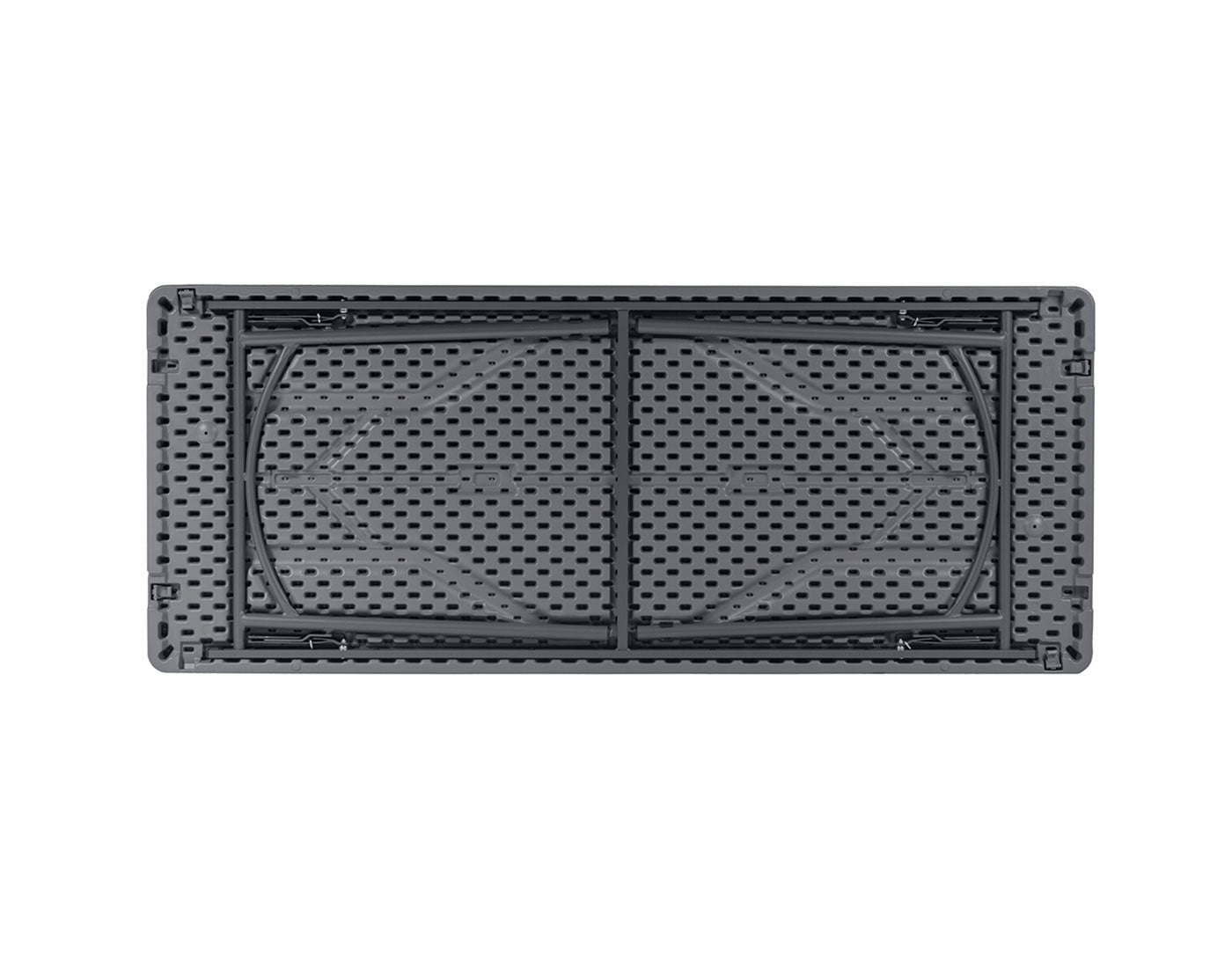 Shark Grey Sammenleggbart Bord 75 x 183 cm